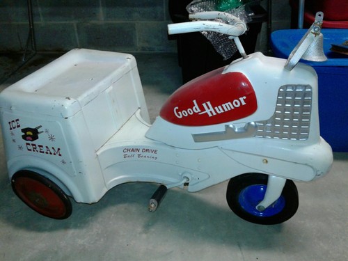 Vintage Murray Good Humor Ice Cream Pedal Car Delivery Truck