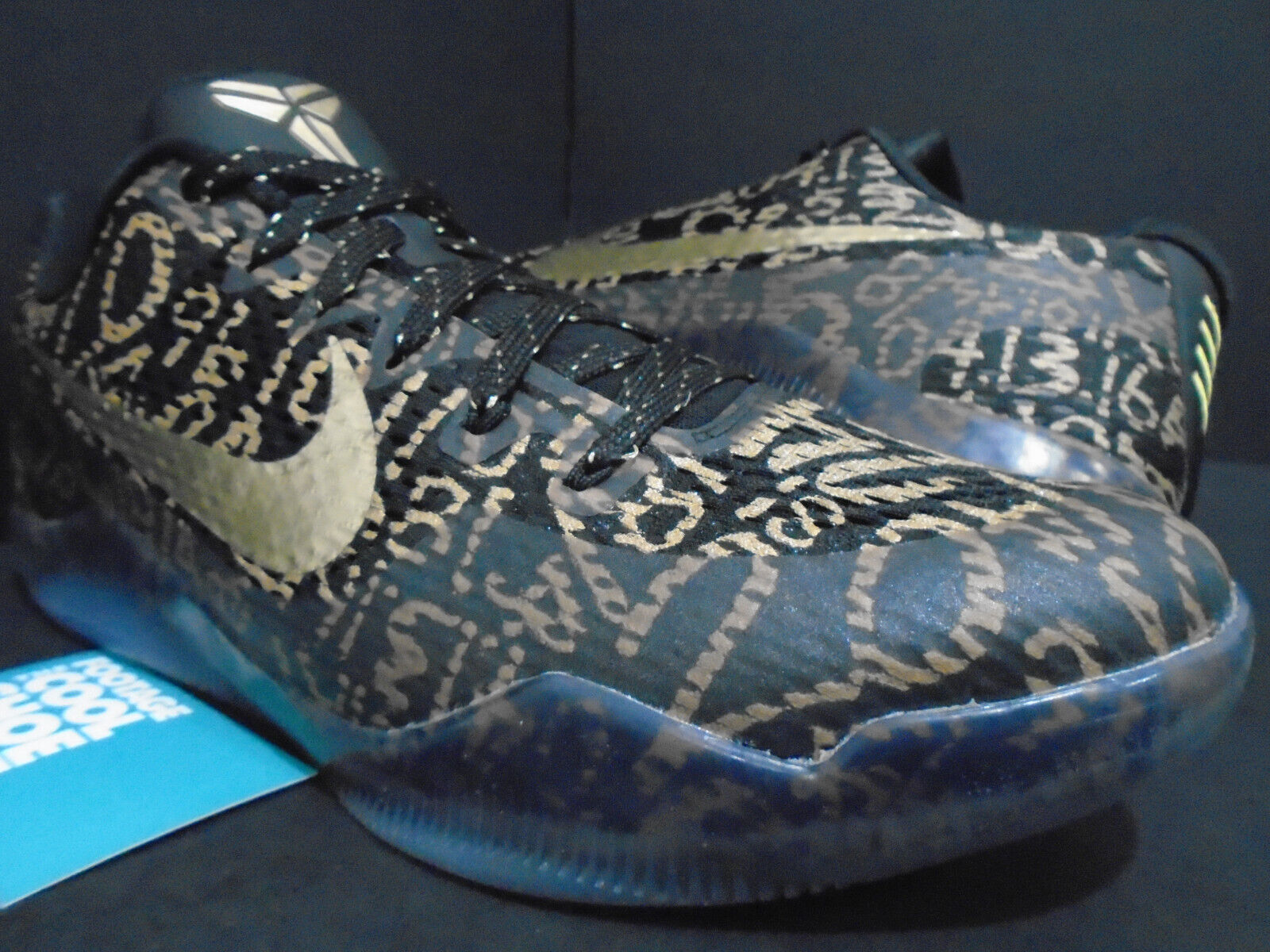 NIKE ZOOM KOBE XI 11 ELITE LOW ID MAMBA DAY BLACK GOLD NIKE ZOOM KOBE XI 11 ELITE LOW ID MAMBA DAY BLACK GOLD