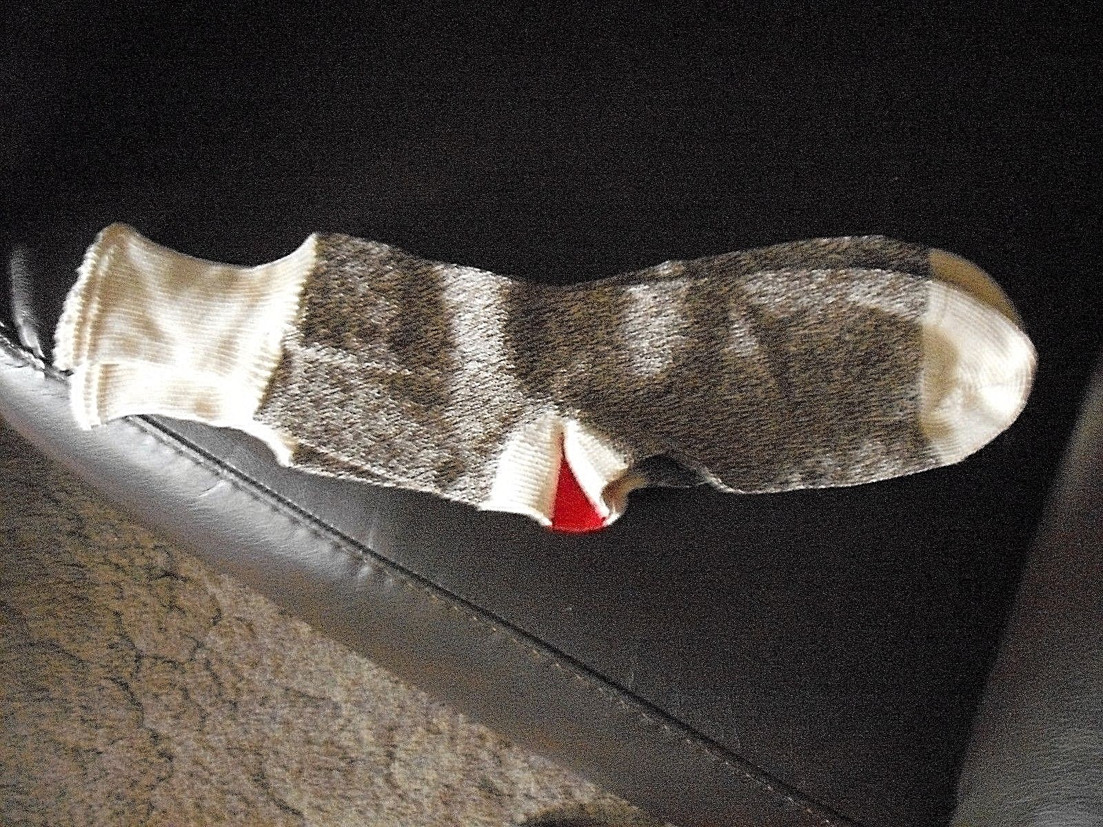 Vintage-Original RED-HEEL-SOCKS-to-Make-SOCK-MONKEY- New & Unused