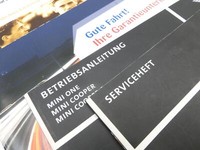 Mini One R50 01-06 Serviceheft Betriebsanleitung Anleitung Bordmappe Mini One R50 01-06 04.09.2002 01400156446 gebraucht Vorschau 2