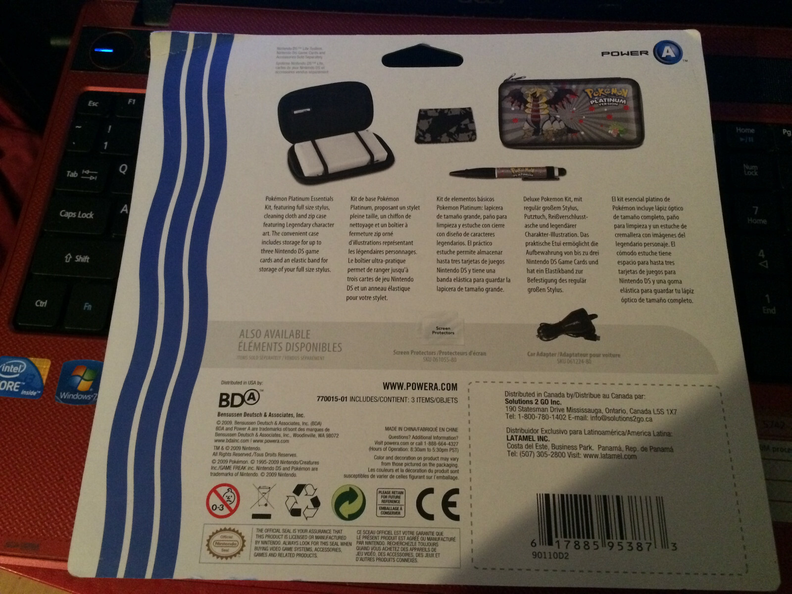 Pokemon Platinum Version DS Essentials Kit – Brand New 200*