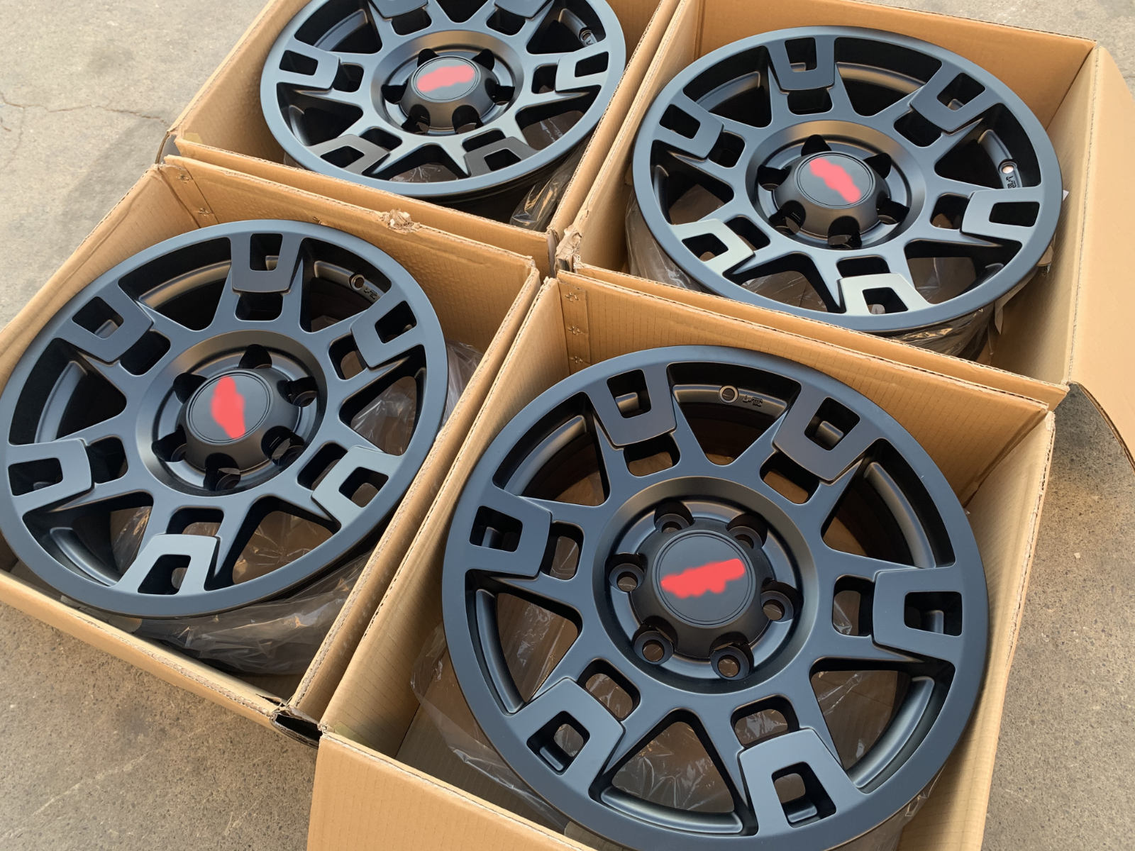 1/2[新品] TOYOTA TRD 純正 R17 6x139.7 ホイール Like New 17