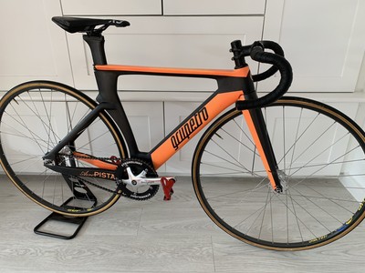 Carbon Track Bike Small 52cm Top 48cm Seat Tube. Grupetto AERO PISTA, Miche Deda