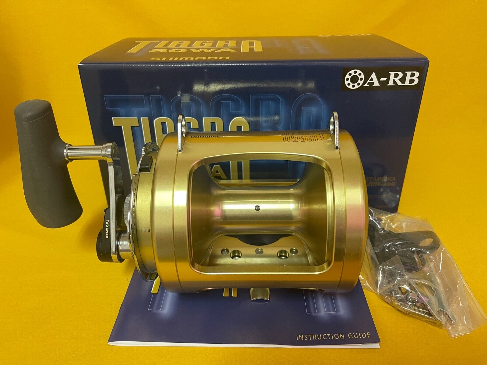 NEW SHIMANO TIAGRA 80 WA 2 SPEED BIG GAME FISHING REEL TI NEW SHIMANO TIAGRA 80 WA 2 SPEED BIG GAME FISHING REEL TI