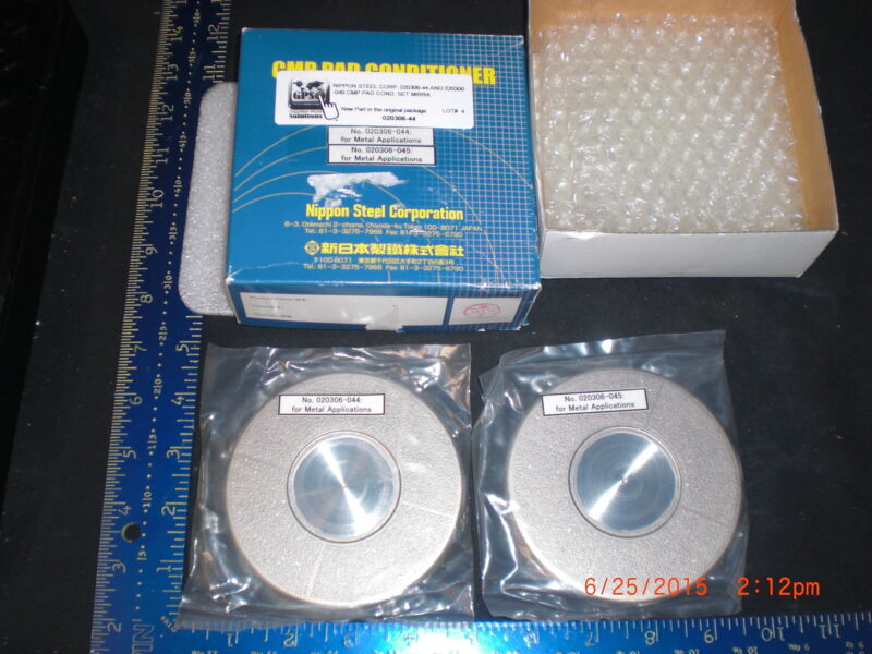 Hardware Amat Mirra  Cmp Pad Cond. Set Nippon Steel Corp. 020306-44 And 020306-0