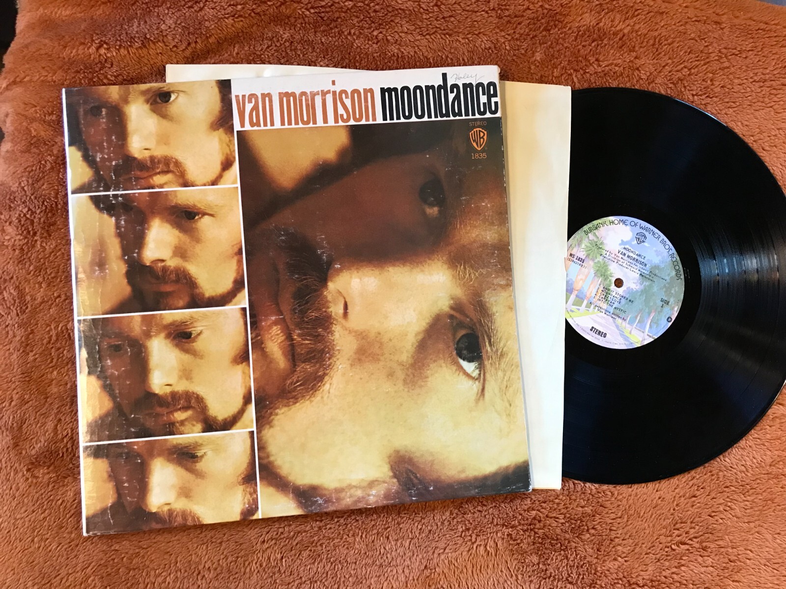 Van Morrison LP moondance WB THEM ws1835 rare vinyl gatefold Van Morrison LP moondance WB THEM ws1835 rare vinyl gatefold