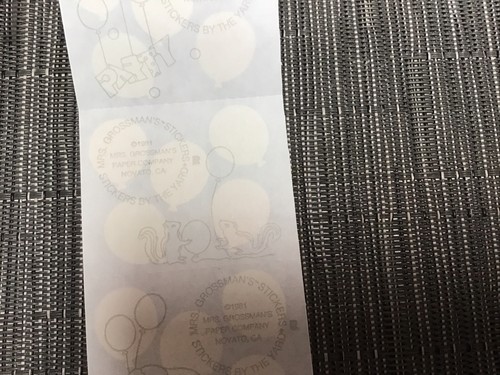 mrs. grossman's stickers Vtg 1981 Colorful Party Balloons 5 Sheets 100 Stickers