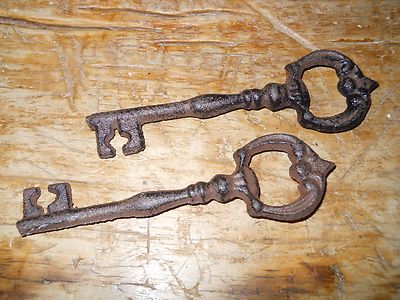 1 Cast Iron SKELETON KEY Beer Bottle openers, Jail Key Soda opener