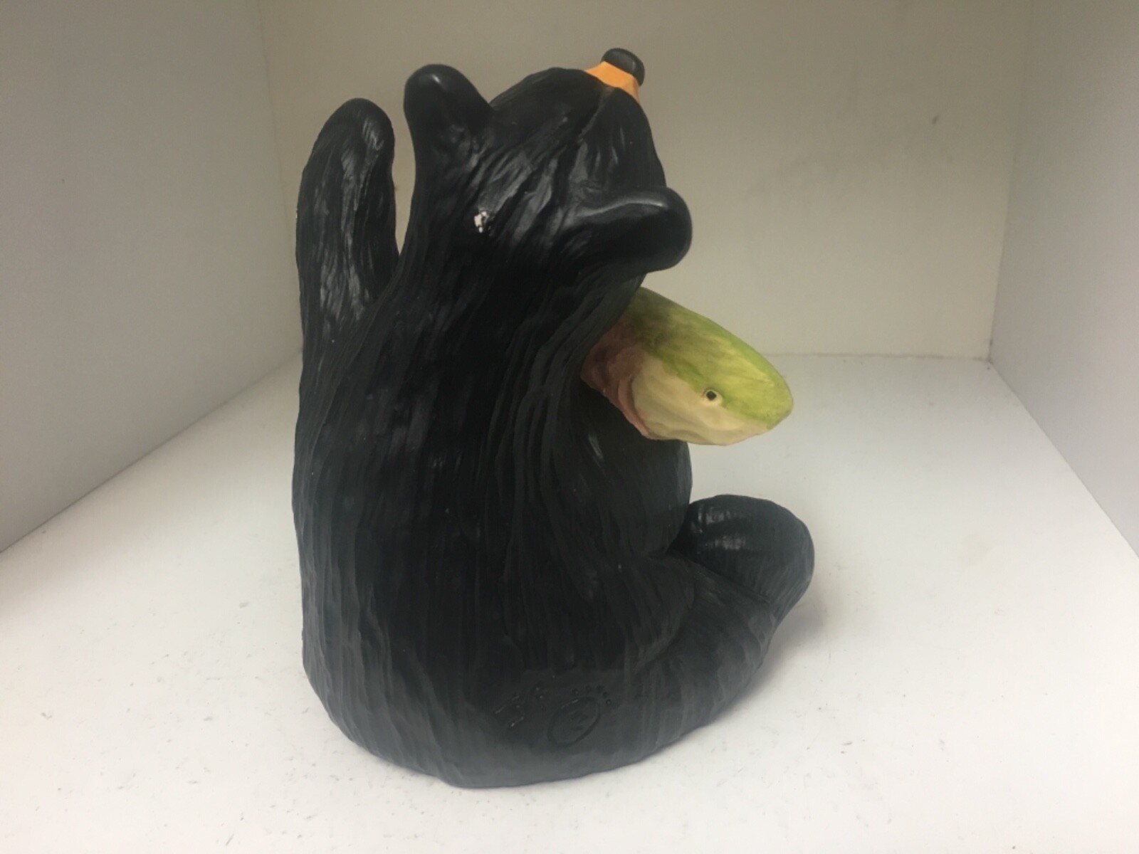 Bear Foots Bearfoots Bear with Salmon - by Jeff Fleming - Big Sky Carvers