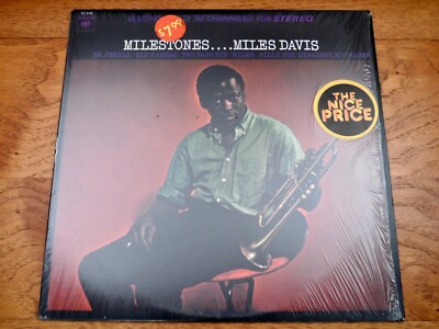 Miles Davis   Milestones   Rare 1977 Re-Channeled Stereo Vinyl LP in Shrink NM