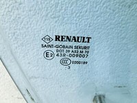 Renault Zoe BFM 12-19 Seitenscheibe RVK Türscheibe Rechts Vorne Renault Zoe BFM 12-19 30.08.2013 gebraucht Vorschau 2