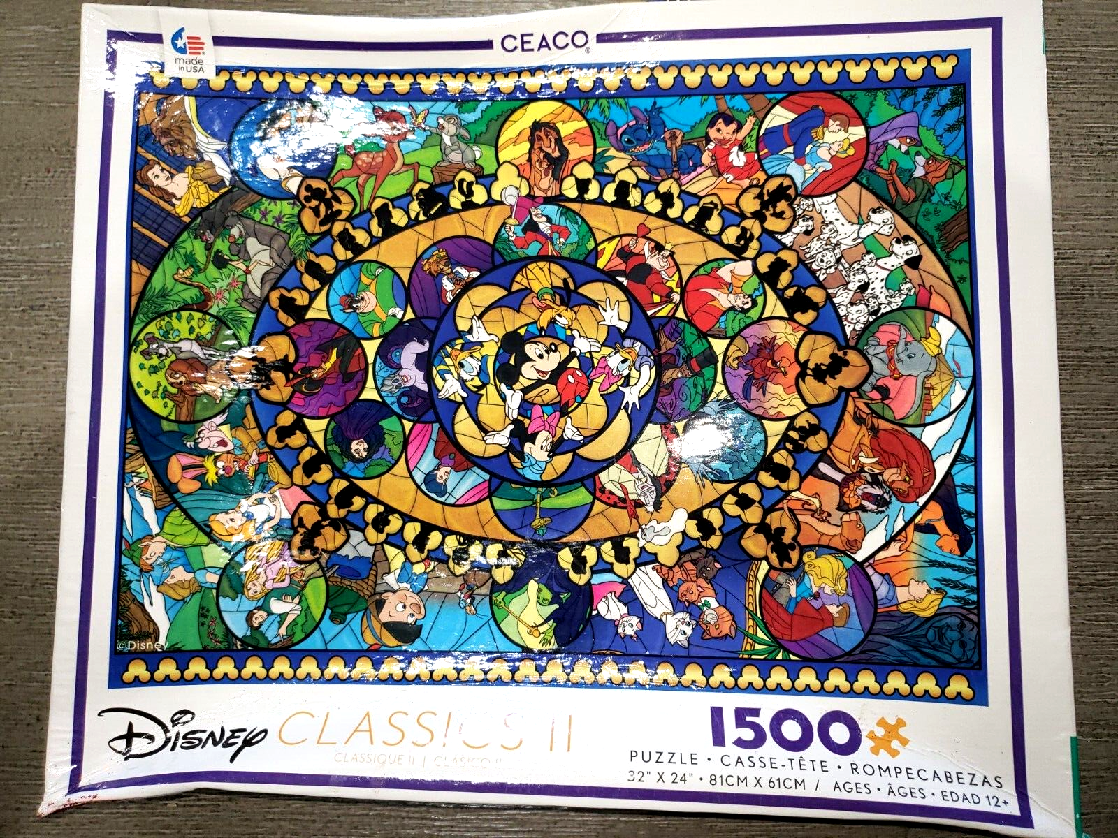 ディズニークラシック パズル (1500ピース) ディズニー ジグソーパズル 1500ピース シンデレラ 101匹わん