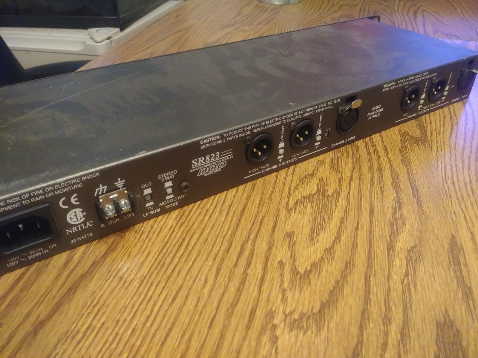 DOD SR823 Stereo/Mono Active Crossover