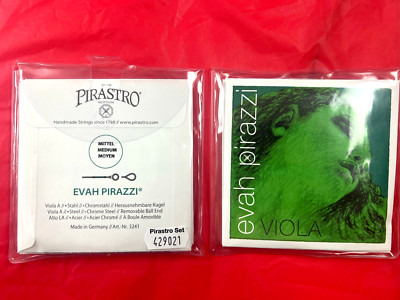 2 x 100% Authentic Evah Pirazzi  Viola Strings Set 4/4 up to 16.5''