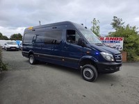 2017 ON 17 PLATE MERCEDES BENZ SPRINTER 519 CDI 4X4 LWB 3.0 20K ULEZ FREE ZONE