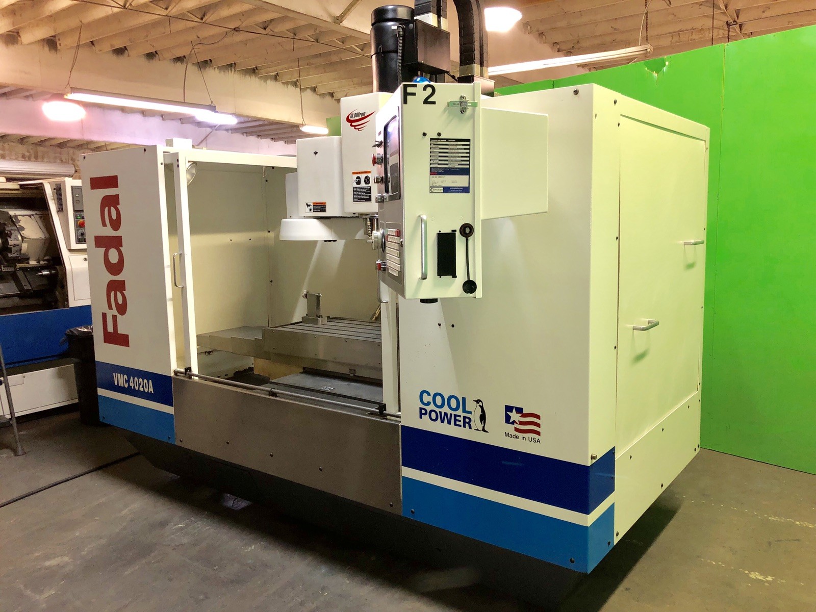 Fadal VMC 4020A CNC Machining Center 4th Axis Rigid Tapping