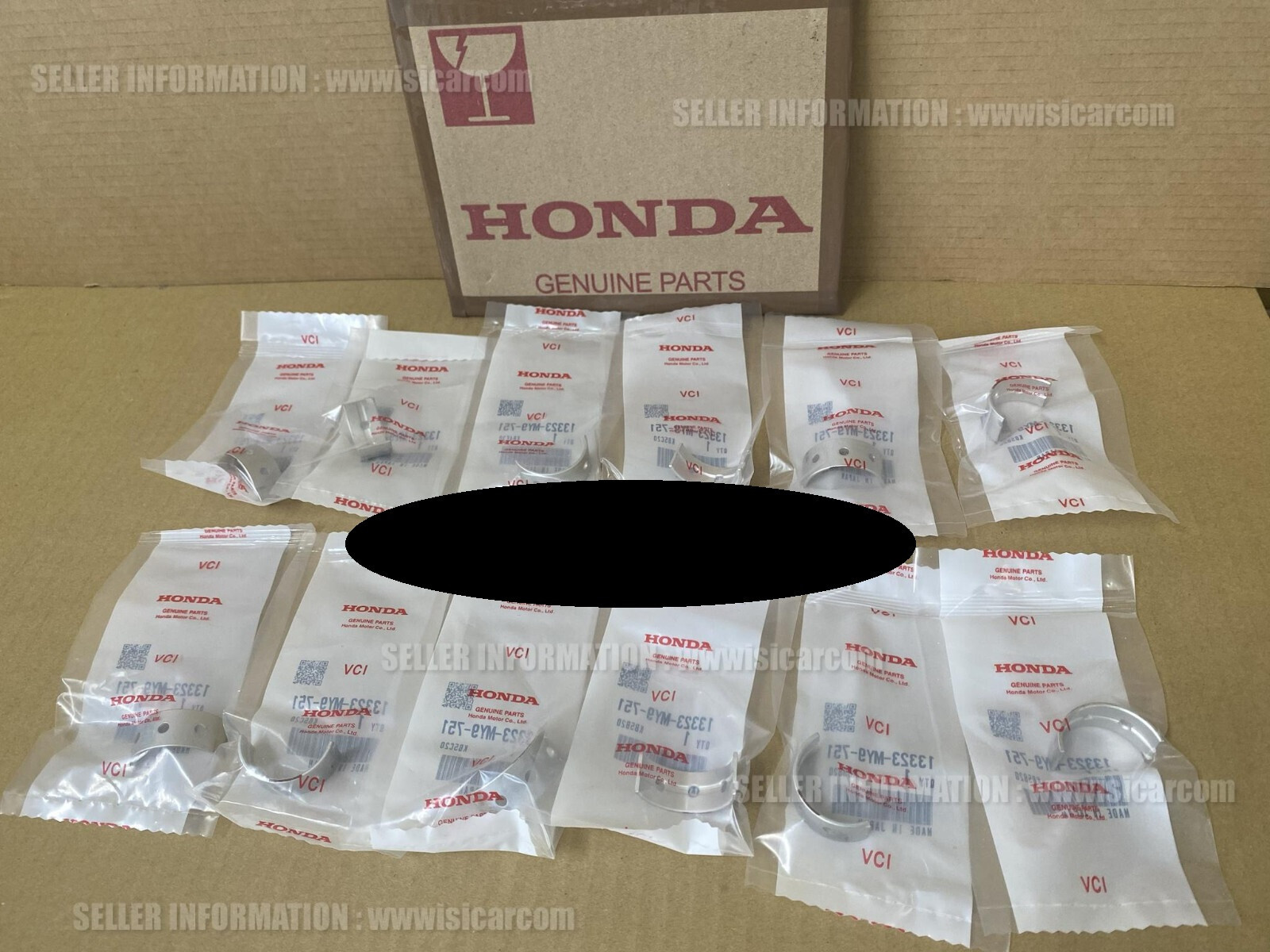 HONDA CB400 SUPER FOUR NC39 BEARING E CRANKSHAFT BLACK X12pc