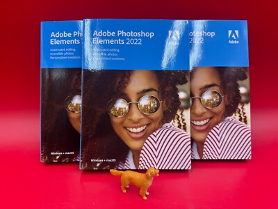Adobe Photoshop Elements 2022 PC/Mac Disc 65318981 SEALED   ️  ️  ️  ️