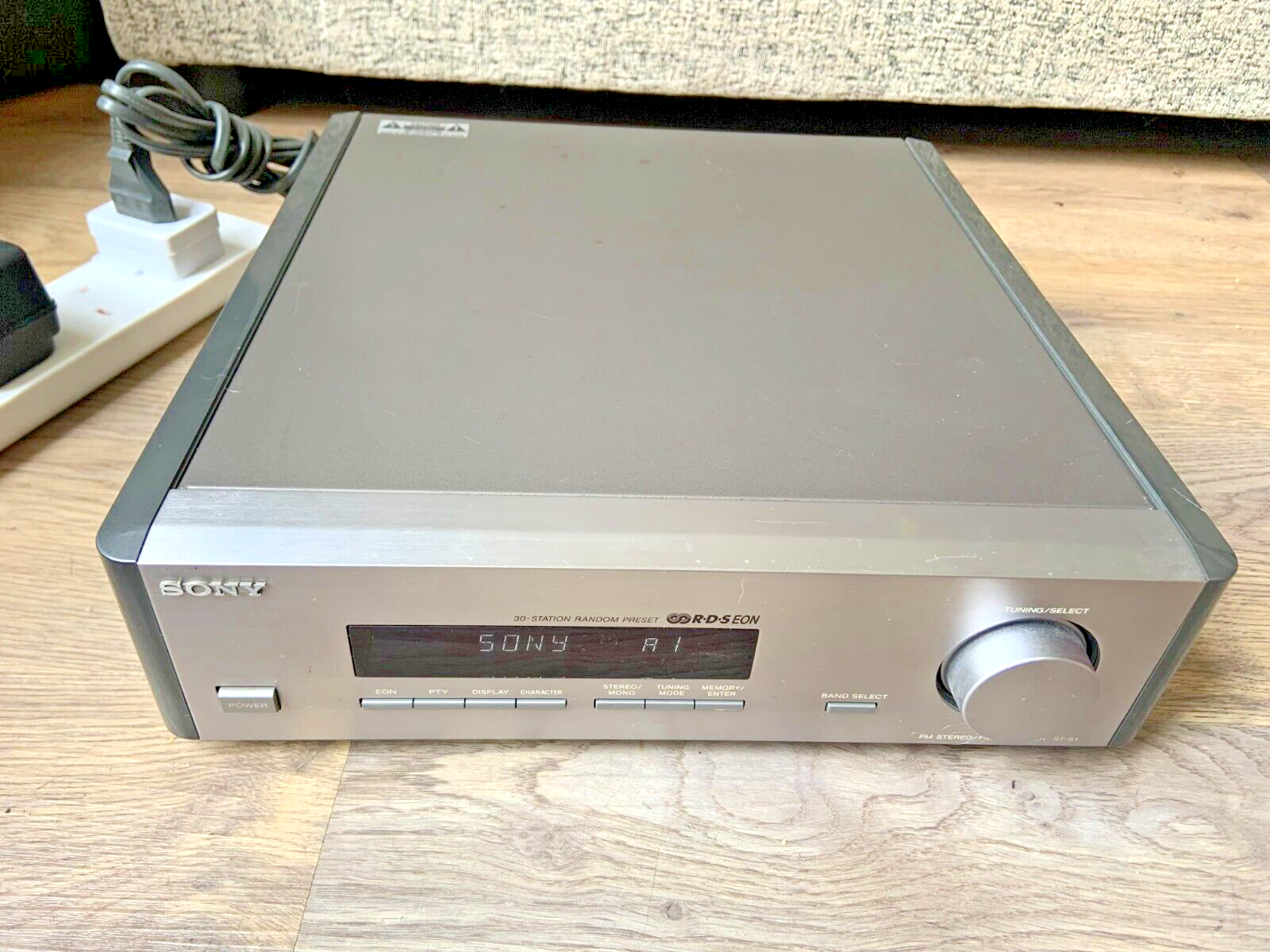 希少☘️ SONY　FM/AMチューナー　ST-SA5ES リモコン付属 SONY FM/AMチューナー ST-SA5ES 動作良好 即決 希少リモコン付き