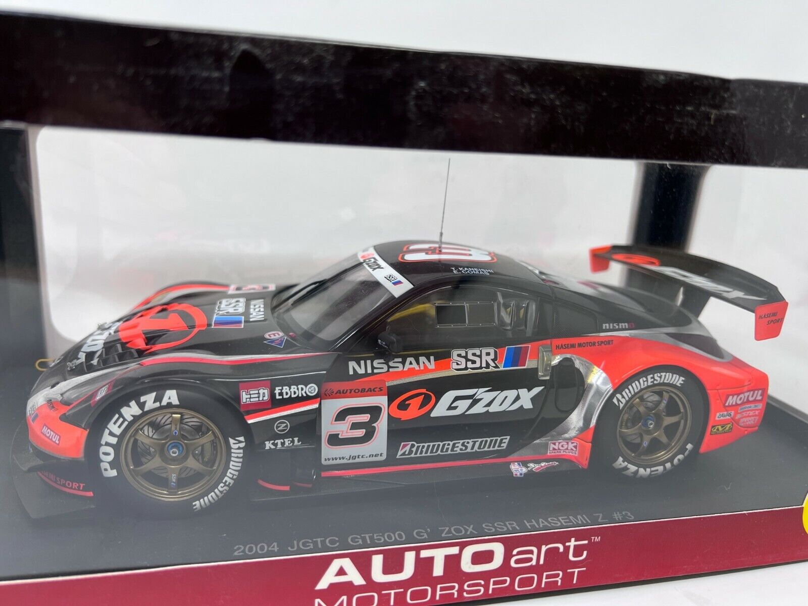 AUTOart 1/18 Nissan Fairlady 350Z #3 2004 JGTC GT500 G'Zox AUTOart 1/18 Nissan Fairlady 350Z #3 2004 JGTC GT500 G'Zox
