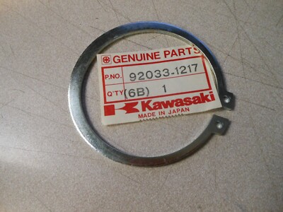 NOS Kawasaki 75MM Snap Ring 1987-2000 KXF250 1995-2000 KEF300 92033-1217
