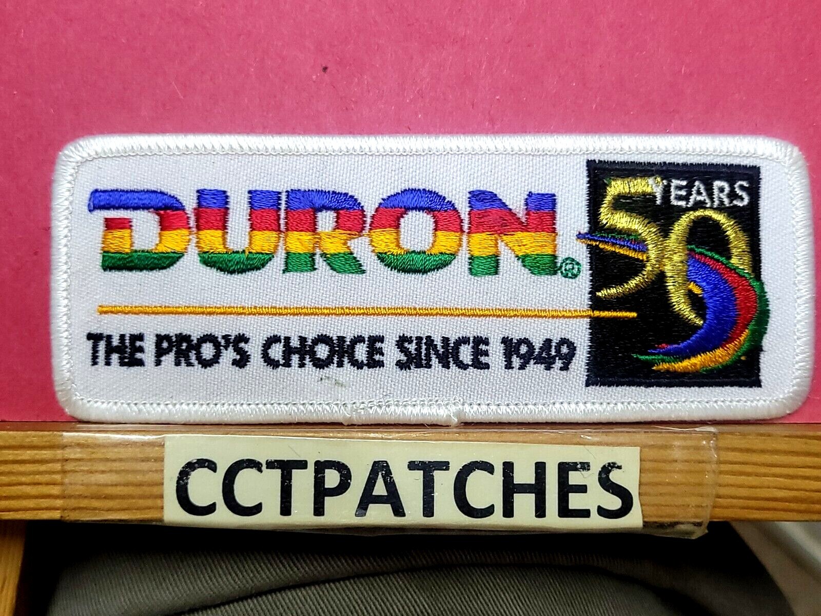 90s Old Dickies × Duron Paint 50years DURON PAINT 50 YEARS THE PRO'S CHOICE SINCE 1949 PATCH | eBay