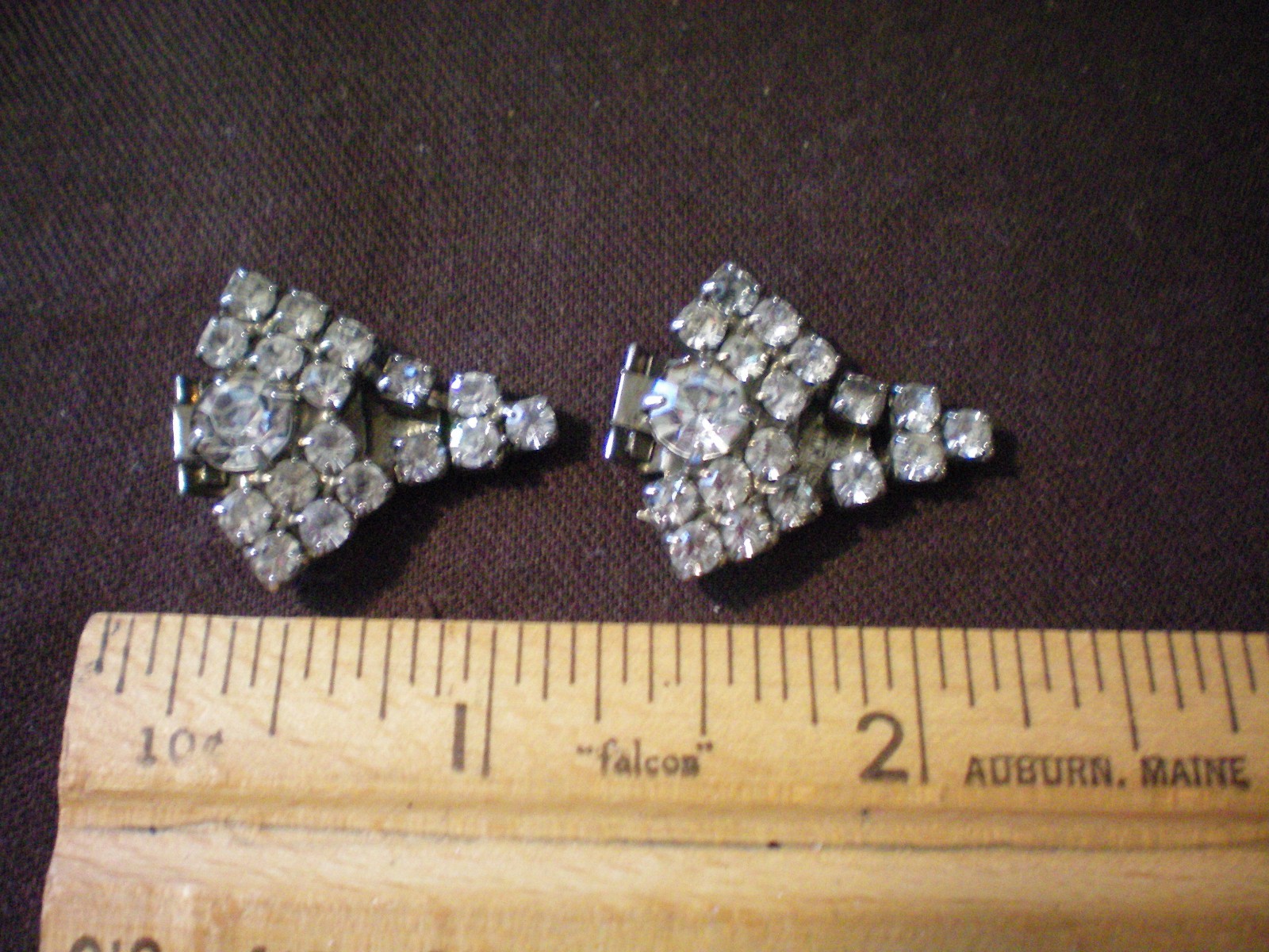 Vintage Rhinestone SHOE CLIPS