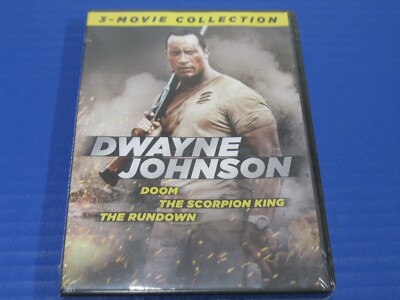 SEALED: Dwayne Johnson 3-Movie Collection (DVD) Doom Scorpion King Rundown ROCK