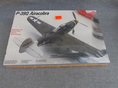 SEALED BELL P-39Q AIRACOBRA  Airplane Model Kit 1/72 TESTORS # 415 FRANCE 1985
