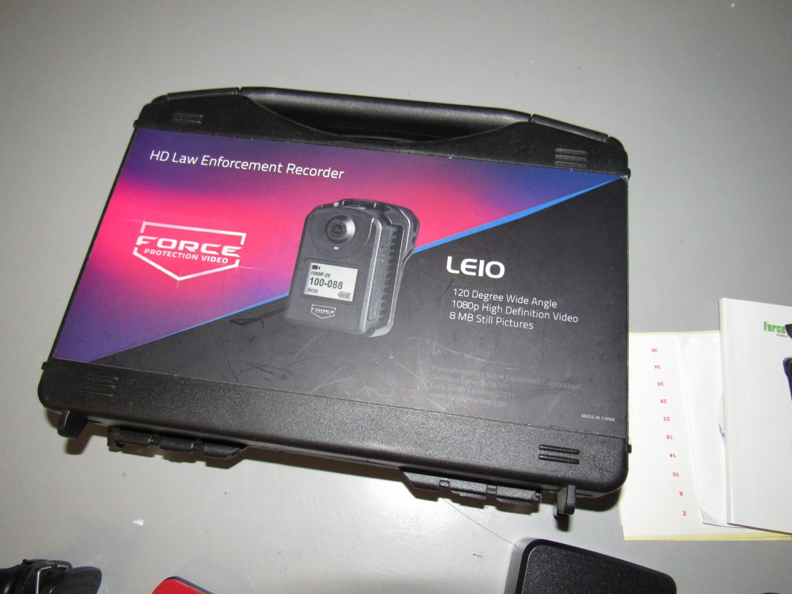 1080P DVR  police Body Lapel Worn{  Video Camera } Recorder 120 degree Cam video