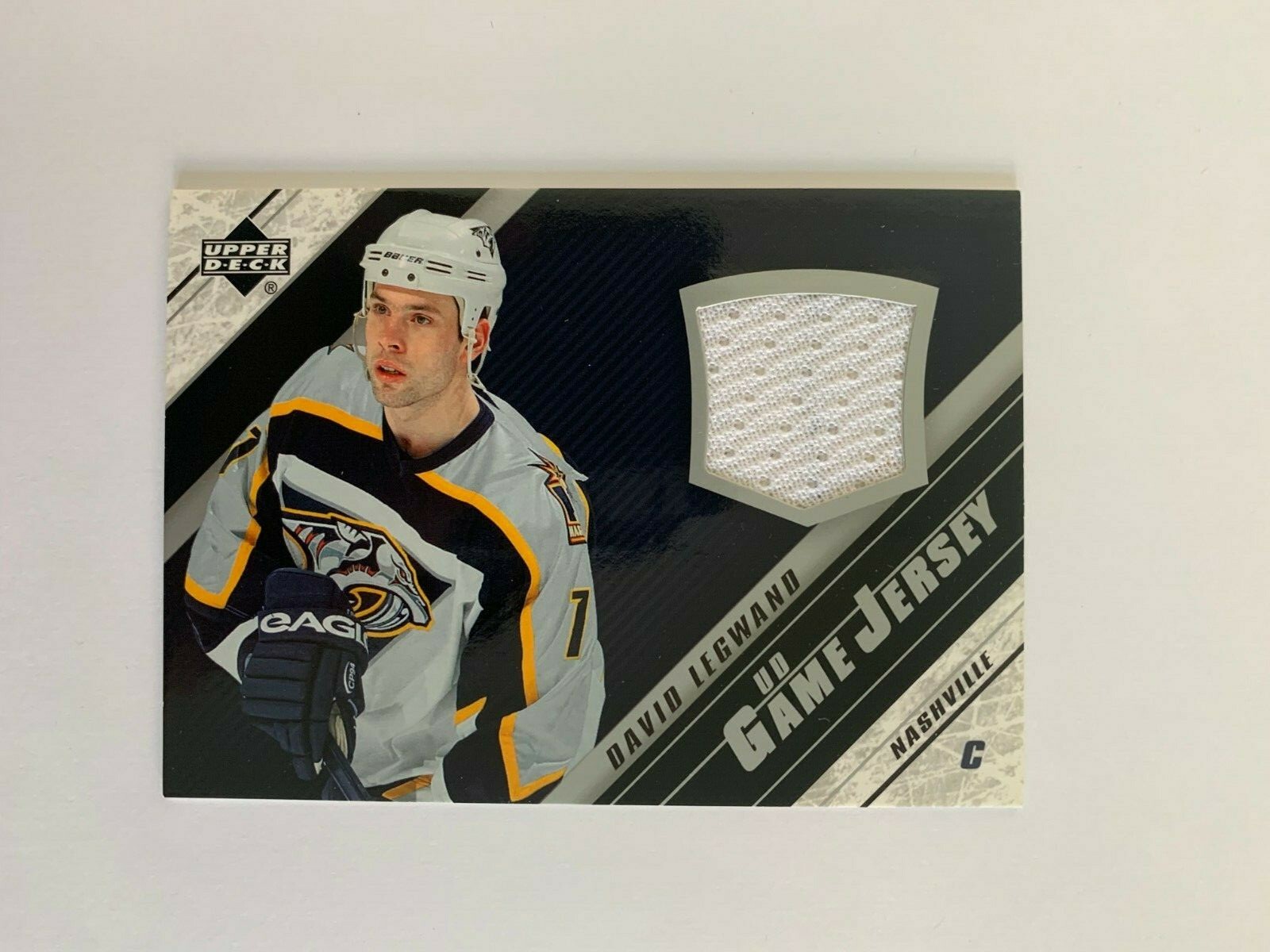 2005-06 Upper Deck Jerseys #JDL David Legwand - Nashville