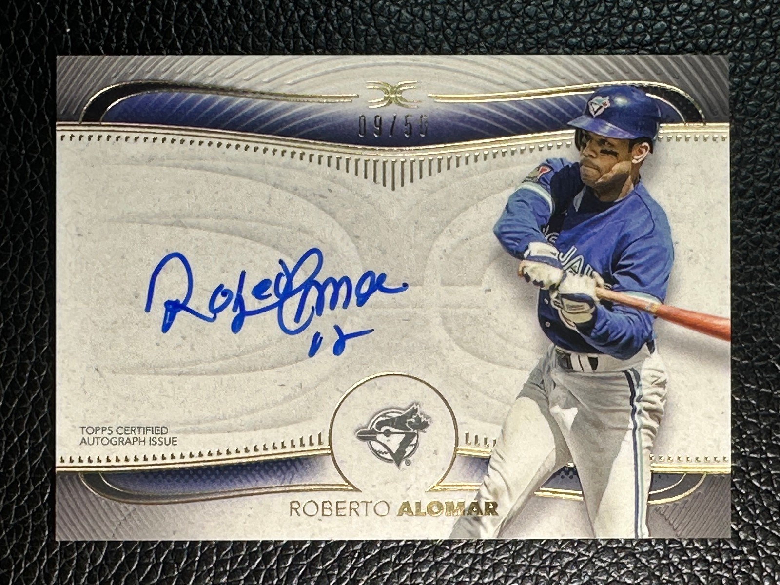 2021 Topps Definitive Collection Roberto Alomar 9/50 Auto Autograph