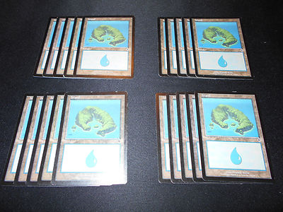 20 Basic Land #338 - SAME ART - Island - Invasion - MP-NM - Magic MTG FTG