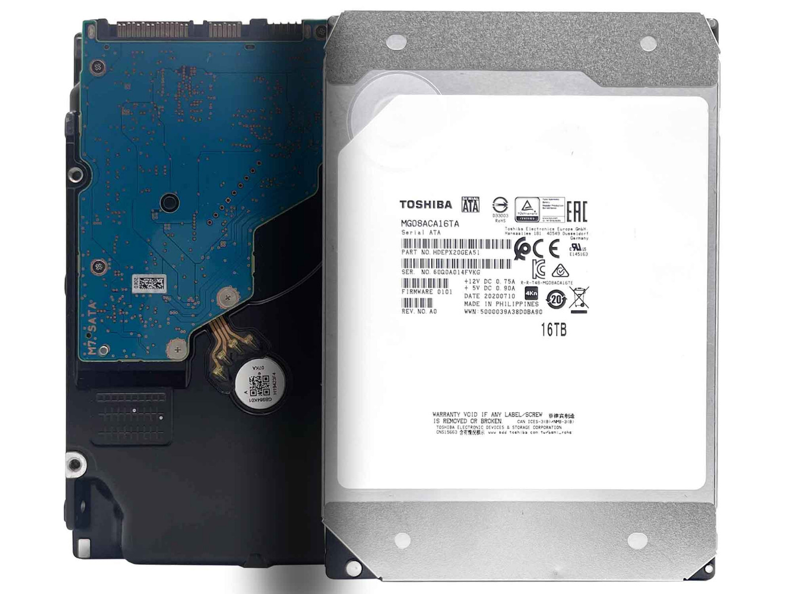Toshiba 16TB 7.2K 512MB SATA 6Gbps 3.5 Toshiba 16TB 7.2K 512MB SATA 6Gbps 3.5