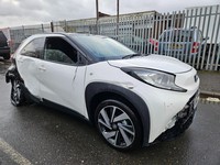 2025 75 TOYOTA AYGO X 1.0 VVT-i Edge 5dr Auto Damaged Salvage
