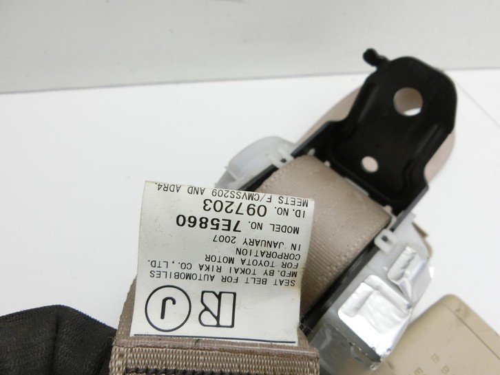 Lexus GS 450h GWS 06-11 Gurt Sicherheitsgurt Mitte Hinten Lexus GS 450h GWS 06-11 01.01.2007 7E5860 097203 gebraucht Vorschau 3