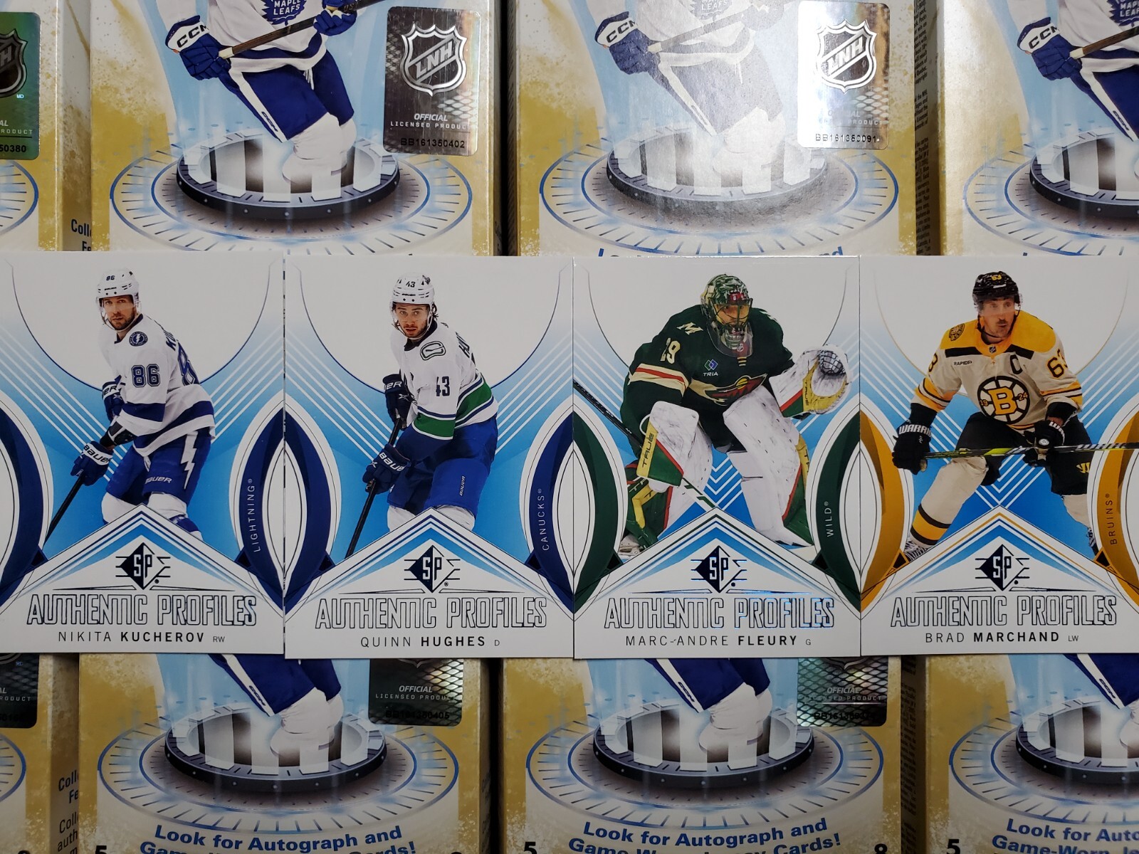 2024-25 SP Hockey Authentic Profiles Blue - YOU PICK FROM