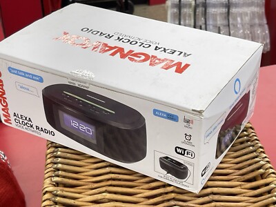 Magnavox Alexa Clock Radio Voice Activated MSH318 WiFi