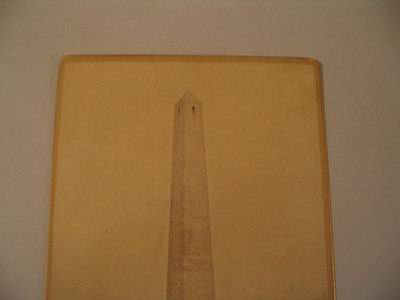 Bunker Hill Monument Boston Massachusetts Charlestown Cabinet Card Photo cdii