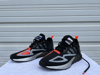 Adidas ZX 2K Boost 'Black Halo Silver' Core Black/Halo Silver/Glow Blue  FY5724 | KICKSCREW