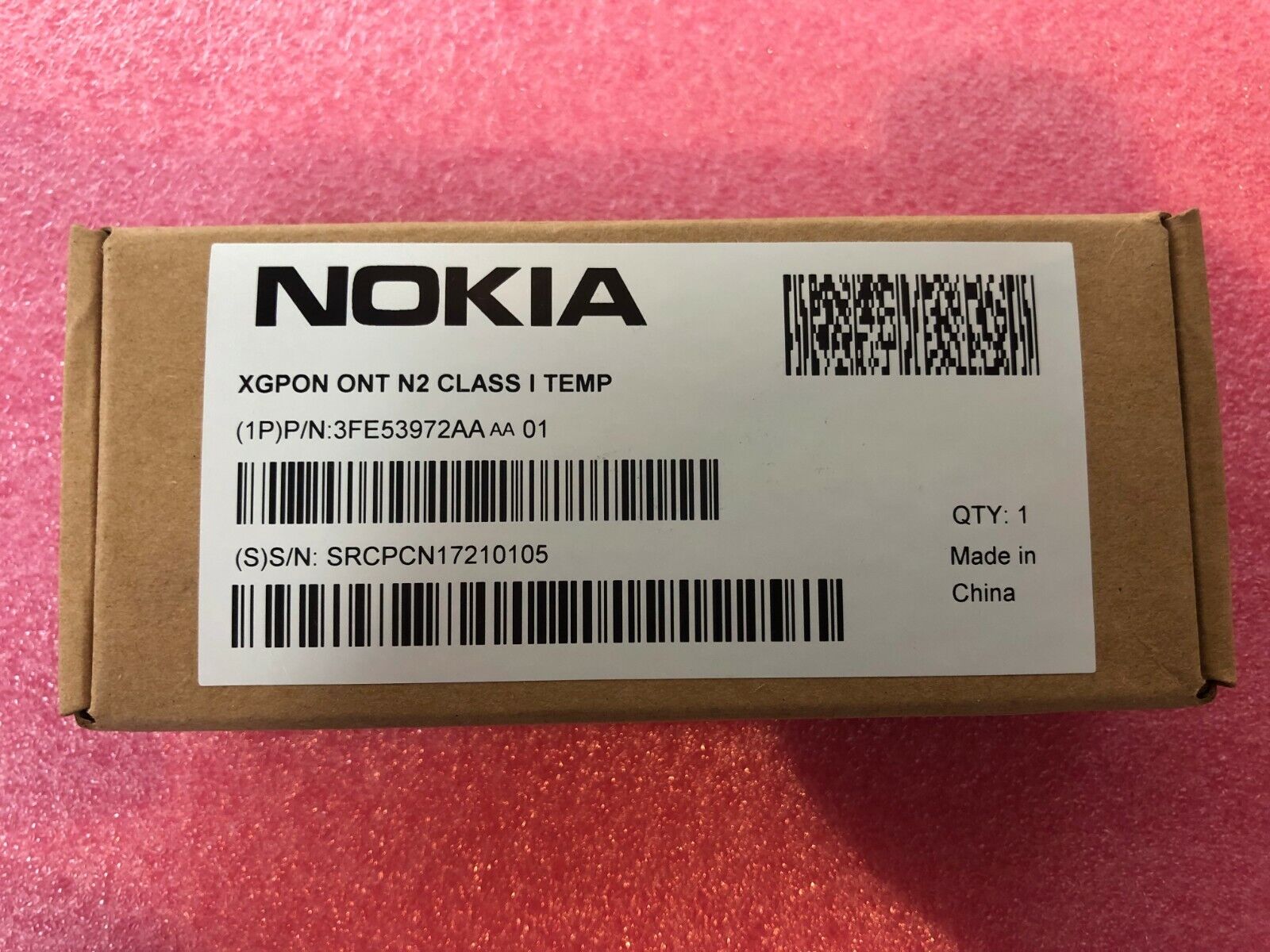 Nokia 3FE53972AA SFP+ XGPON ONT 10G/2.5G ONT Optics, SFP+ Nokia 3FE53972AA SFP+ XGPON ONT 10G/2.5G ONT Optics, SFP+