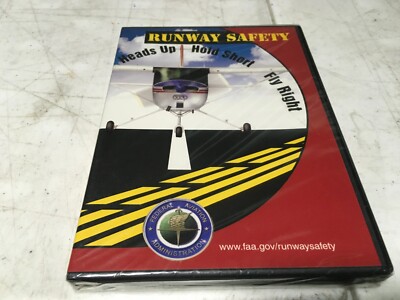 FAA Runway Safety - ''Heads Up Hold Short Fly Right'' Brand New