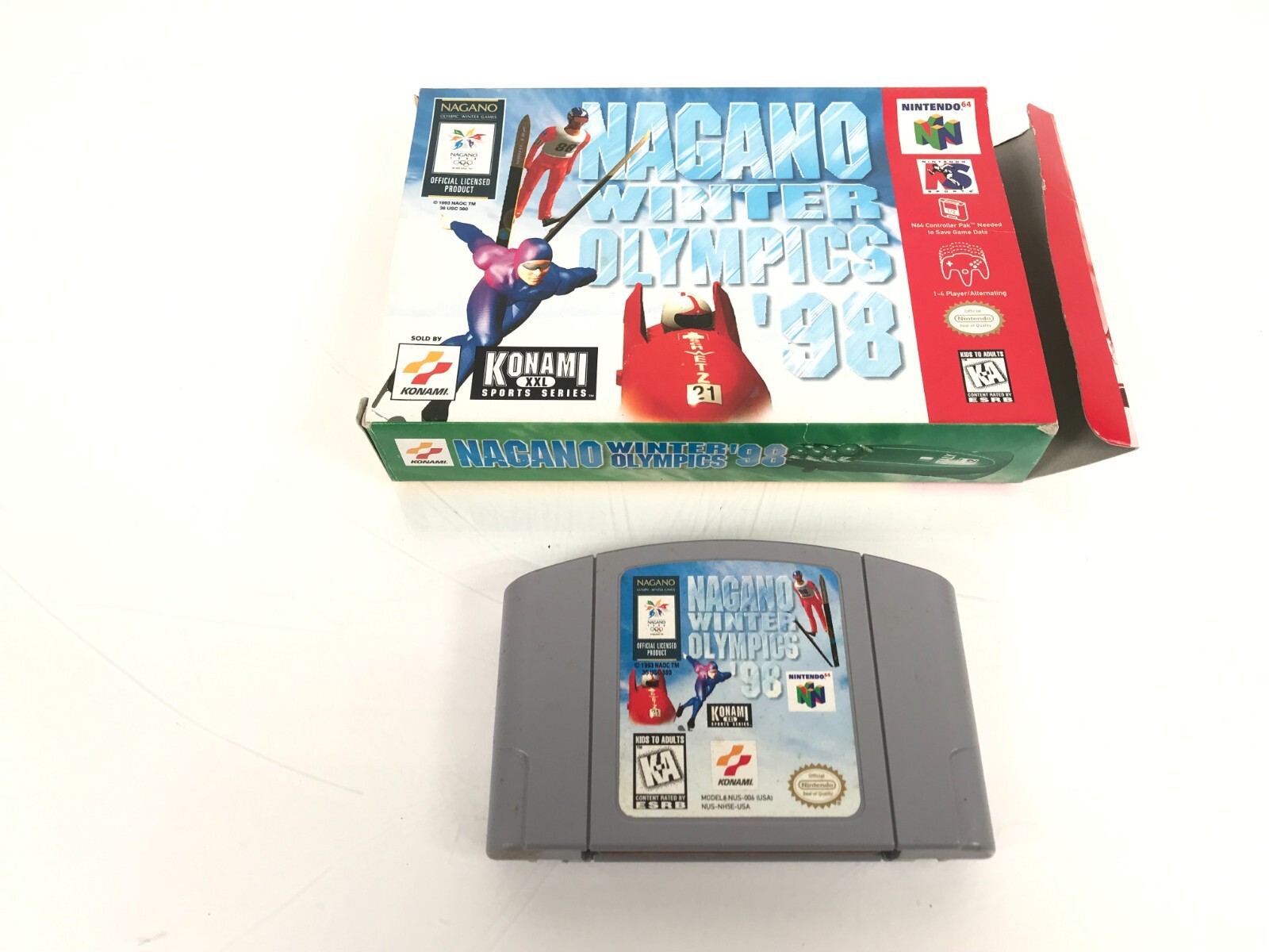 Nagano Winter Olympics 98 Nintendo 64 Video Game w/ Box