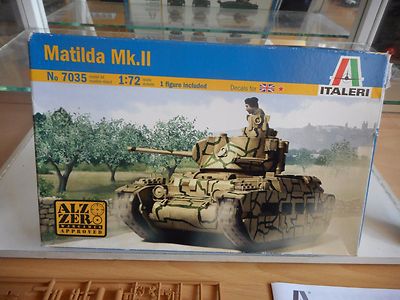 Modelkit Italeri Matilda MK II on 1:72 in Box