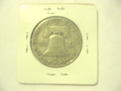 1958 D FRANKLIN HALF DOLLAR COIN  SILVER