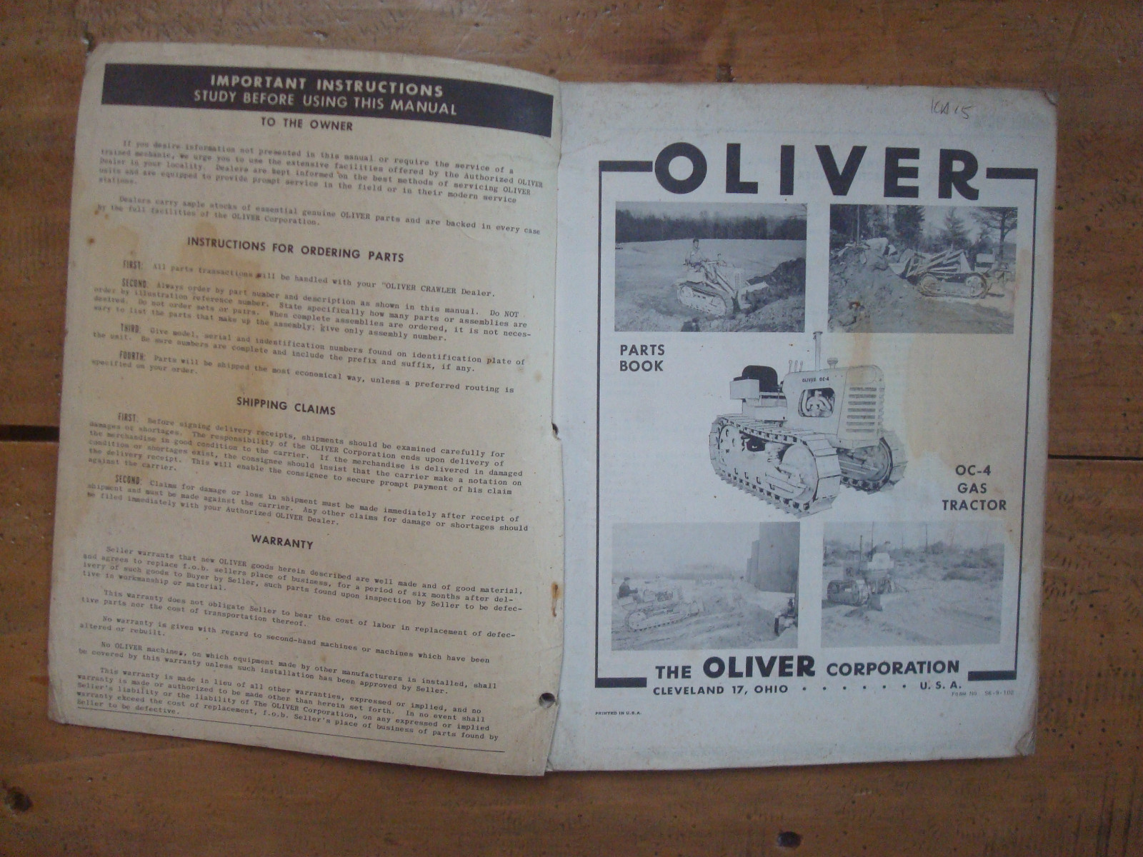 1957 Oliver Model 