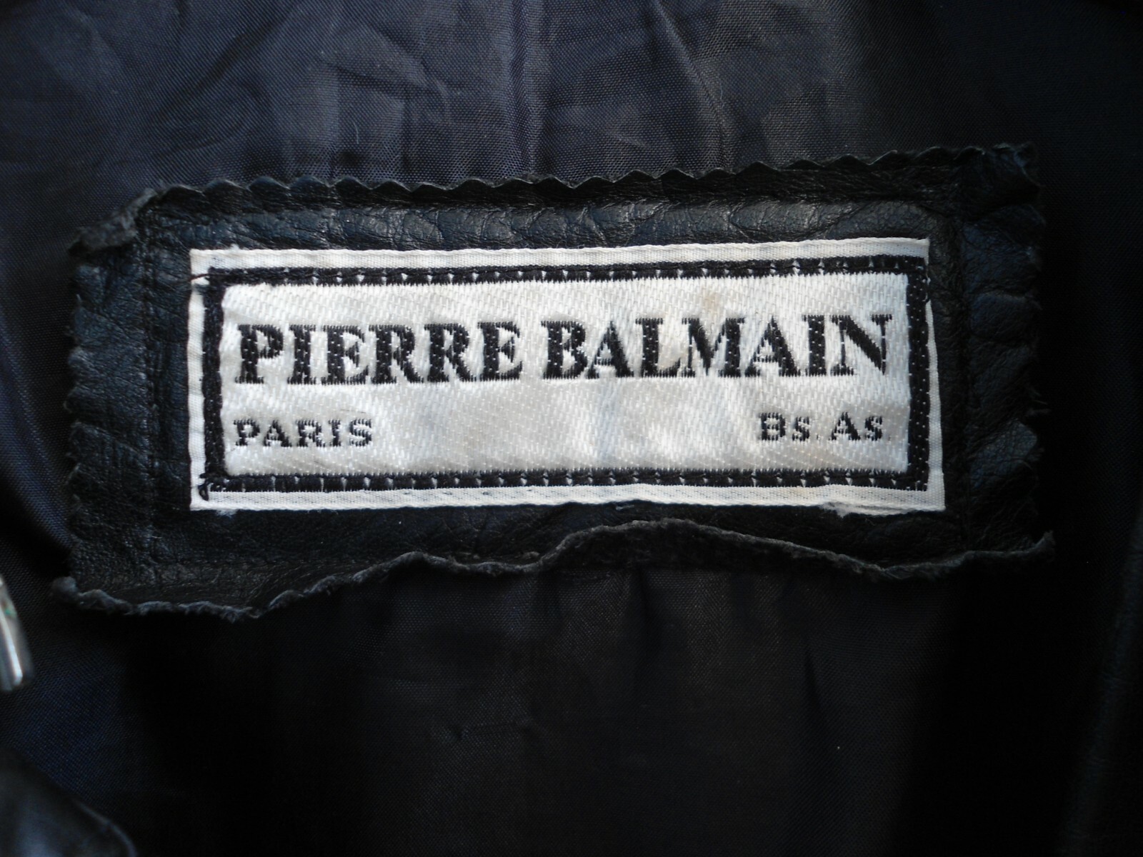 1*4様 90s vintage BALMAIN leather bomber 1*4様 90s vintage BALMAIN leather bomber Balmain Leather