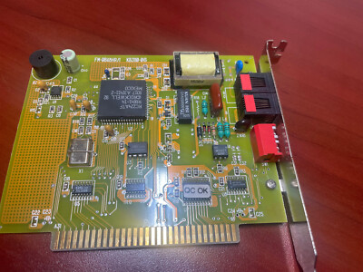 Zoltrix FM-9648H/R Internal Fax Modem 8bit ISA IBM PC XT AT #80