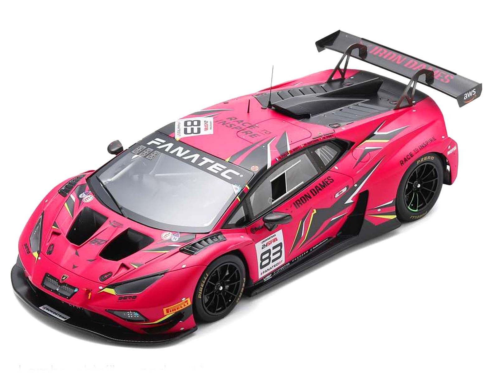 1/43 Lamborghini Huracán GT3 Evo.2 #85 Spark Lamborghini Huracan GT3 Evo2 #85 Iron Dames 24h Le