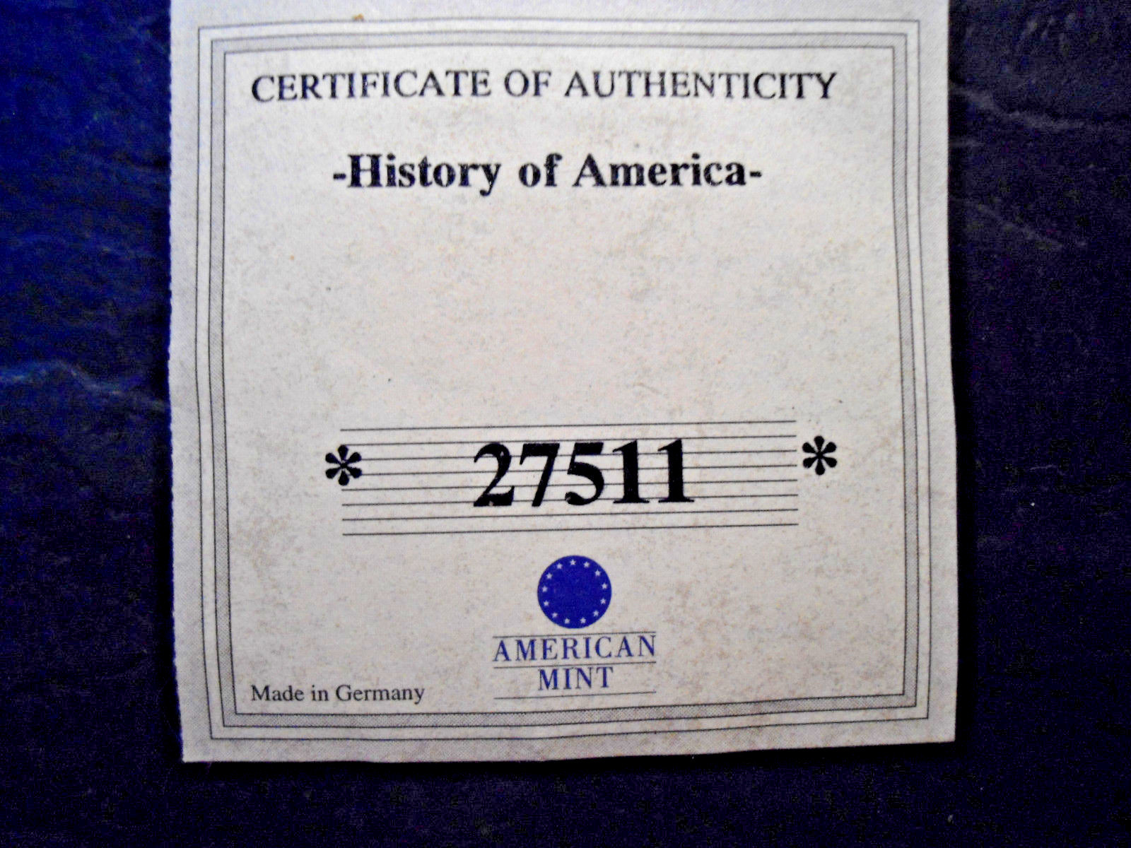 2000 LIBERIA $10 HOLOGRAPHIC 3-D VIEW STATUE OF LIBERTY HOLOGRAM-Certif. of Auth